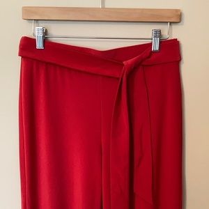 NWT White House High Rise Wide Leg Pants with Belt